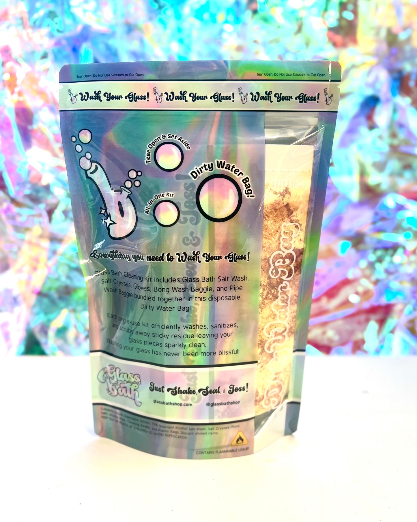 Dirty Water Bag Back bong water baggie bong cleaner