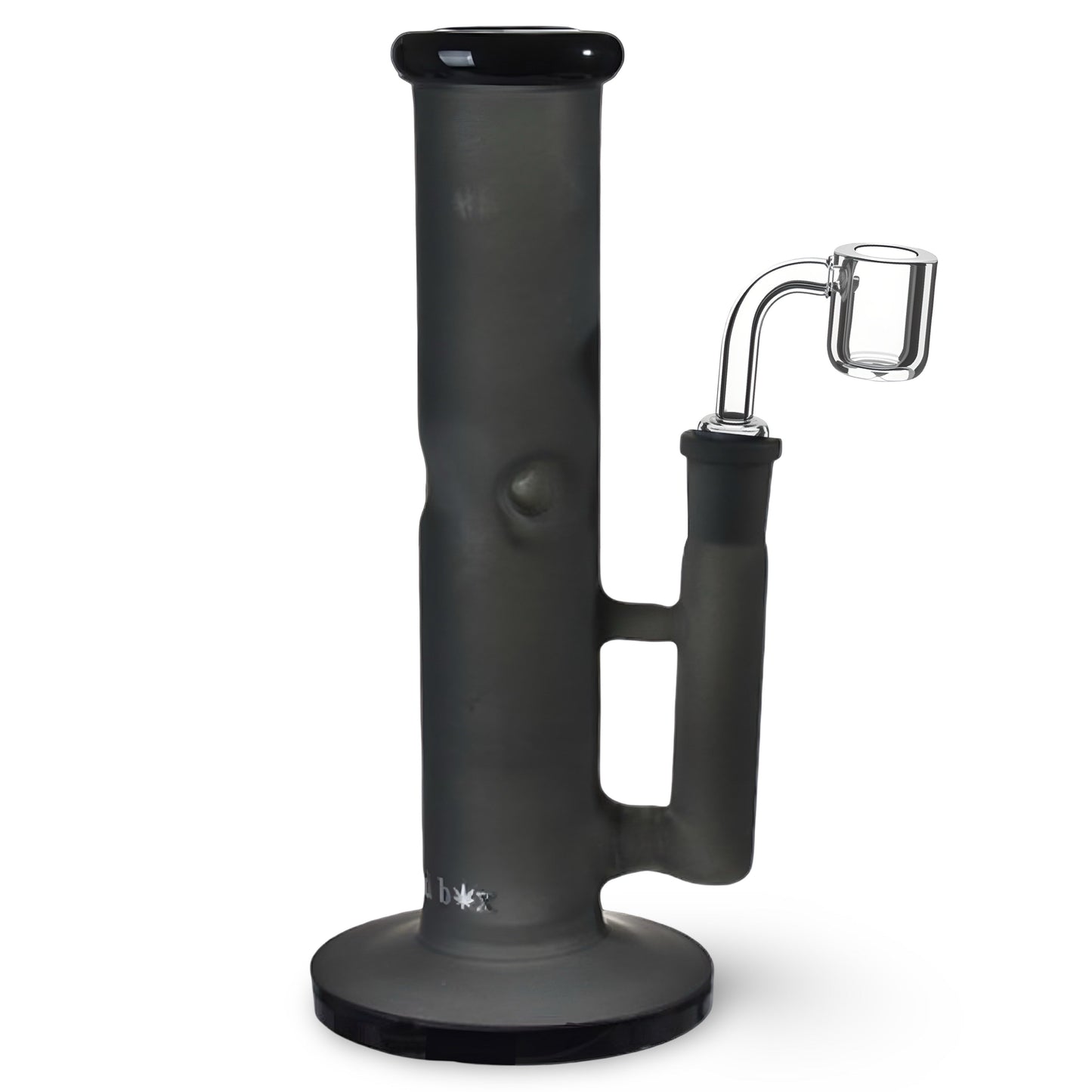 8” Straight Dab Rig | Matte Gray