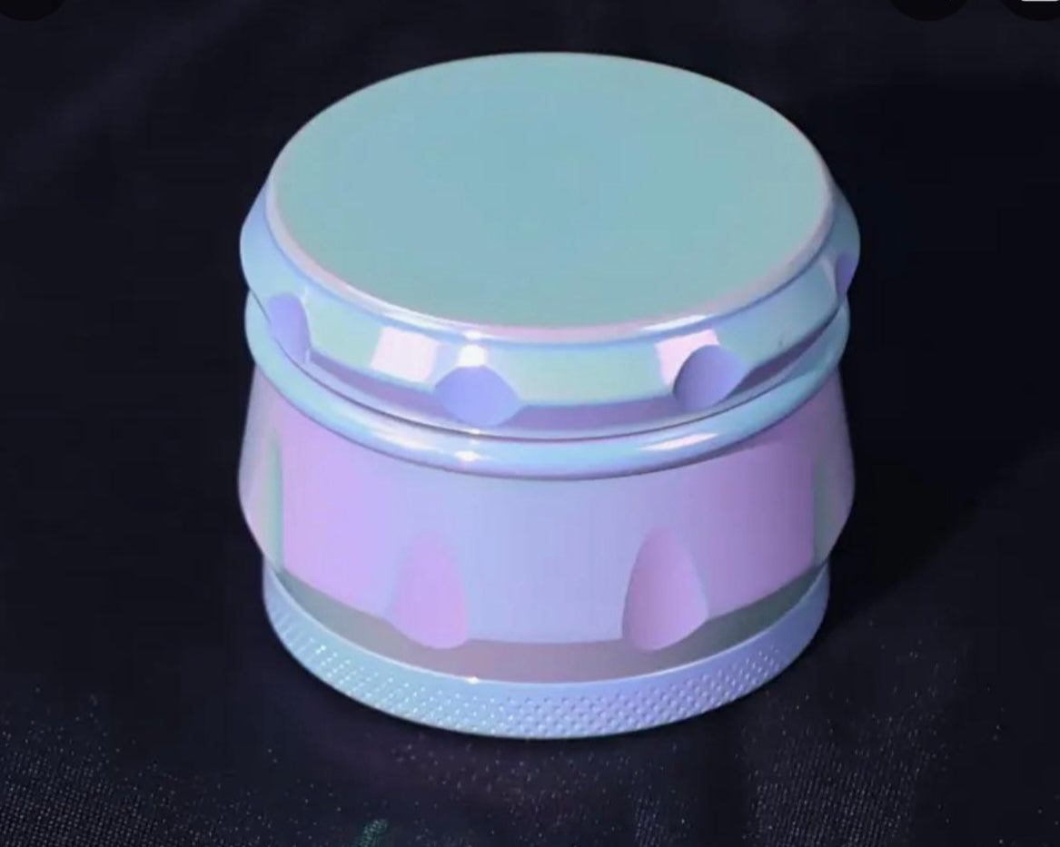 holographic iridescent grinder herb