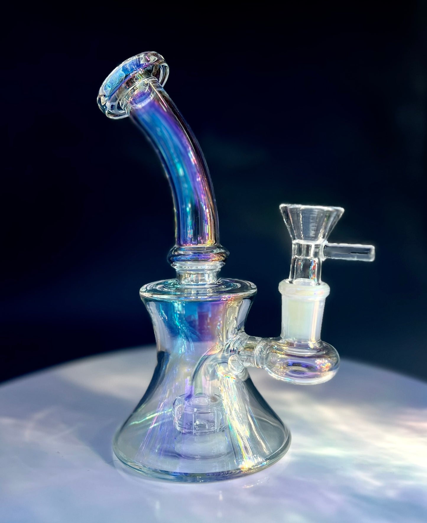 holographic iridescent bong