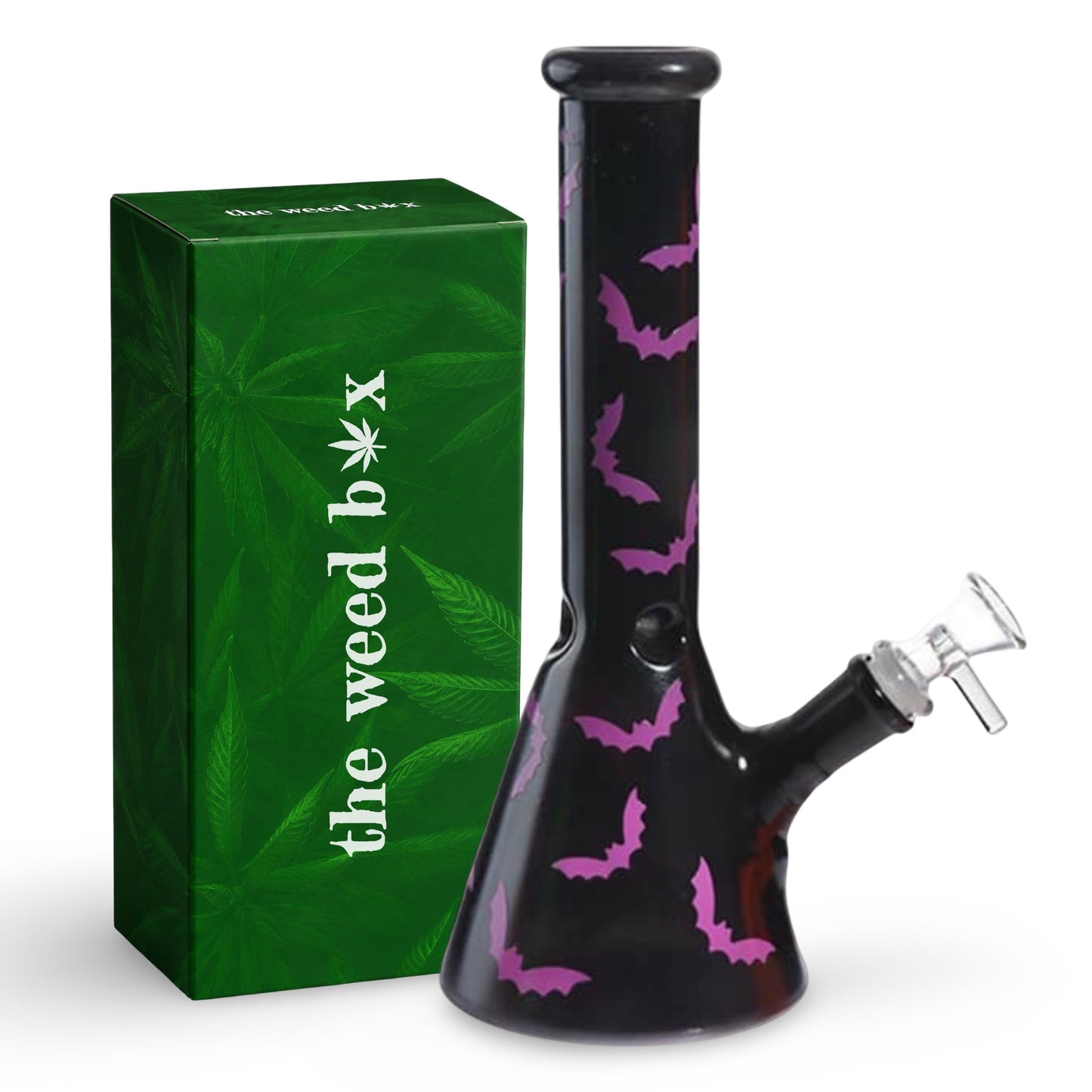 10” Purple Bat Beaker Bong