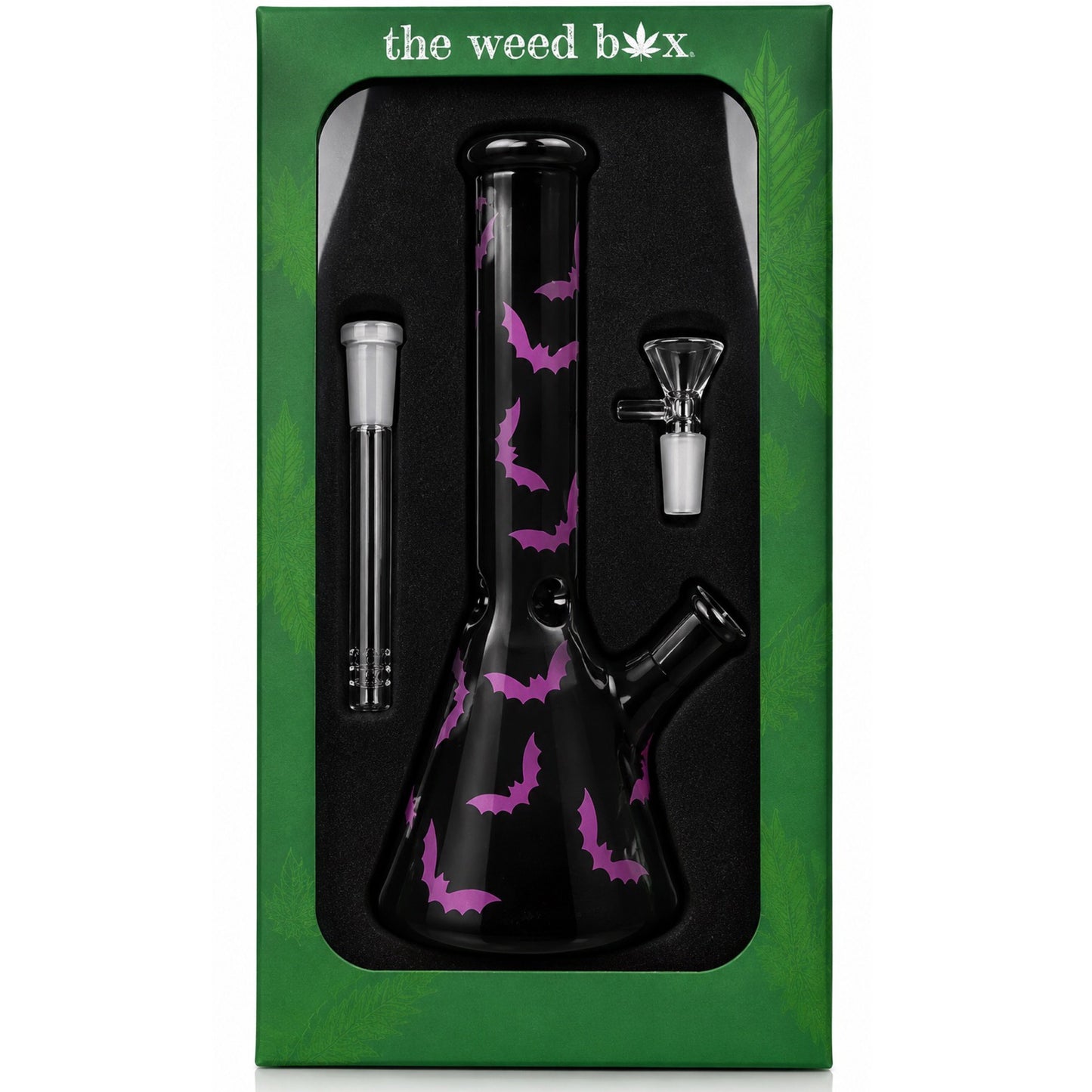 10” Purple Bat Beaker Bong