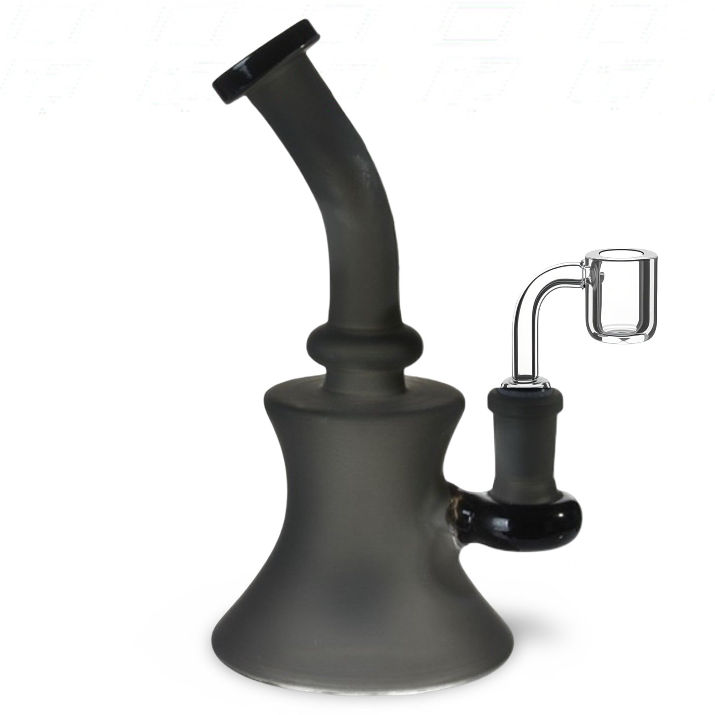 6.5” Hourglass Dab Rig | Matte Gray