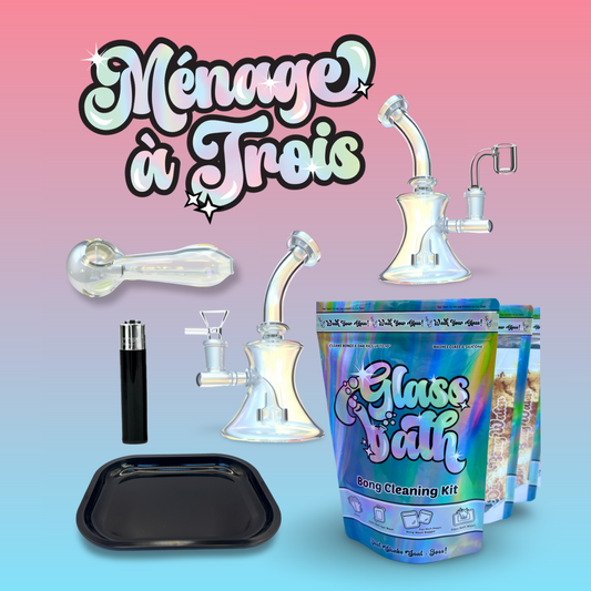 bong pipe dab rig holo iridescent best bong cleaner kit