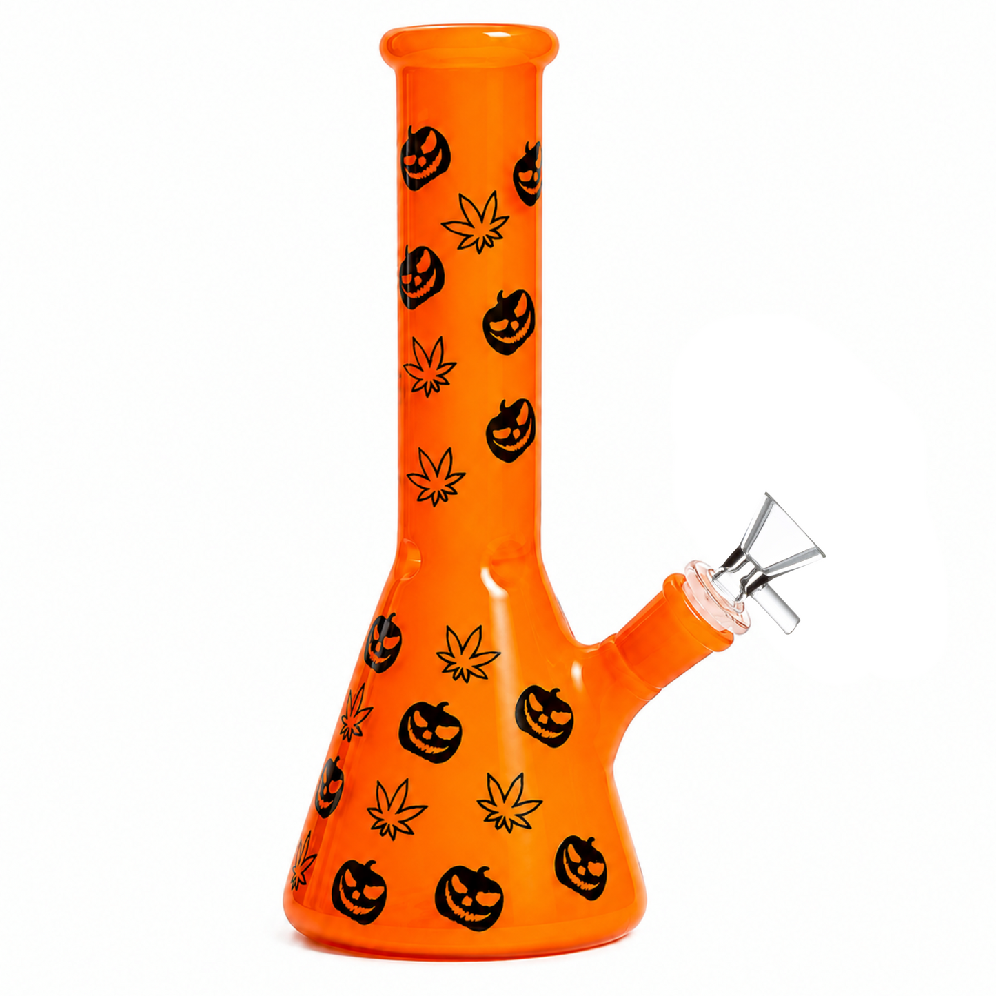10" Beaker Bong | Pumpkin Toke