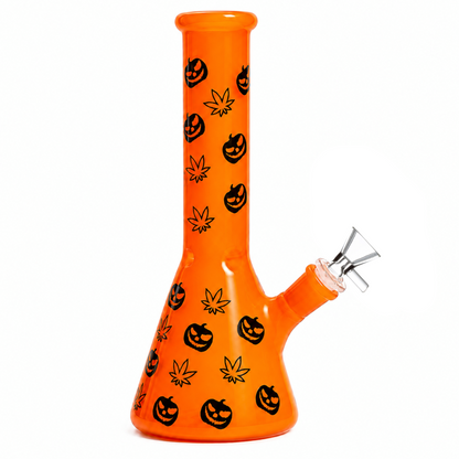 10" Beaker Bong | Pumpkin Toke